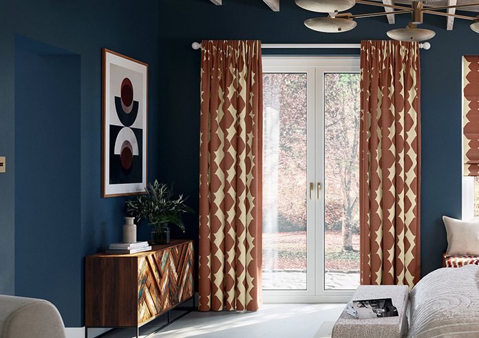 Construct, Burnt Orange - Made to Measure Curtains - Image 3